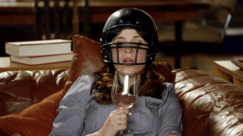 new girl wine football helmet memphis moms blog