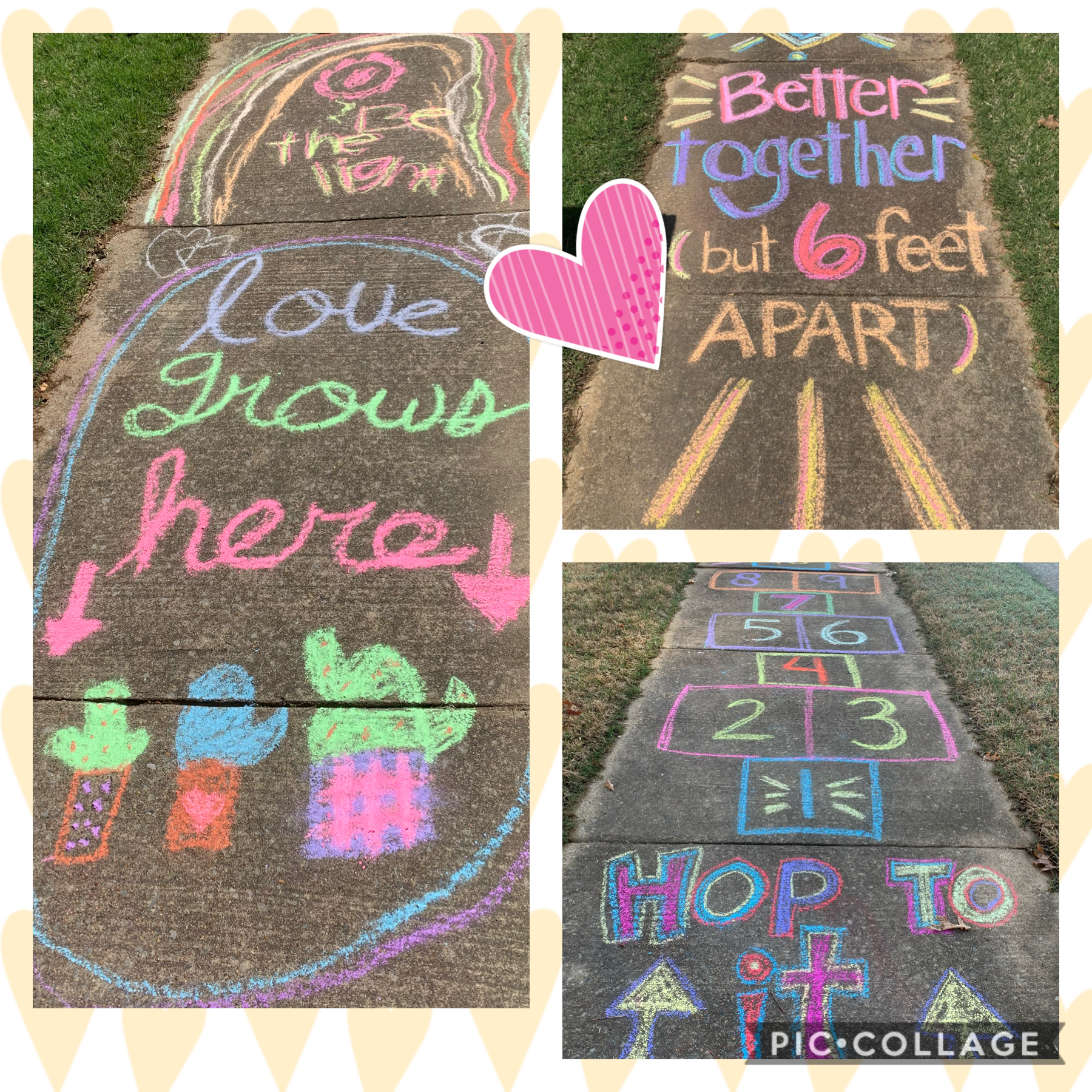 sidewalk chalk love