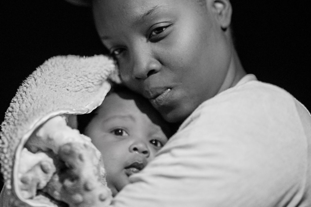 mom with her newborn