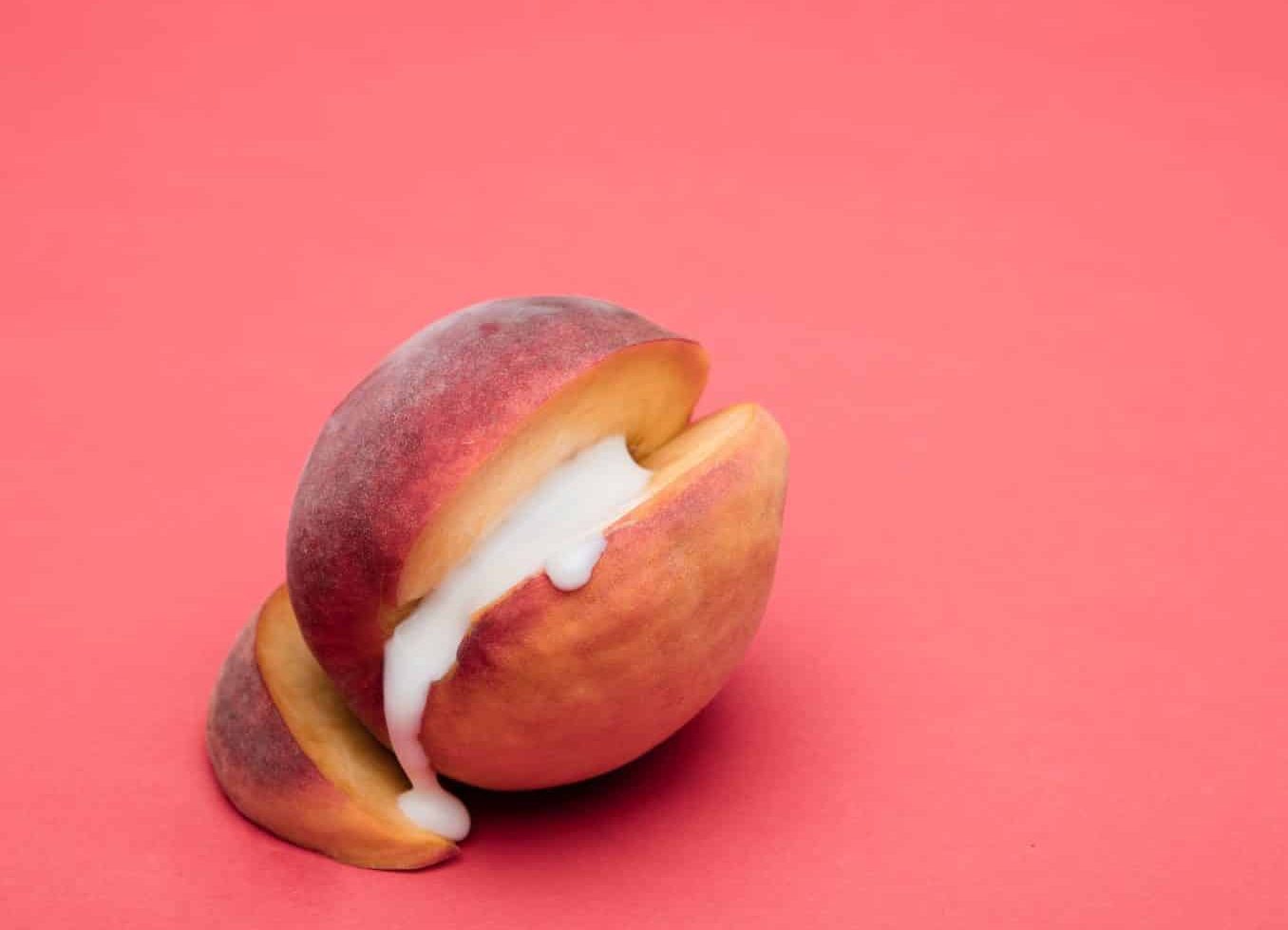 sex truth provocative image of a peach