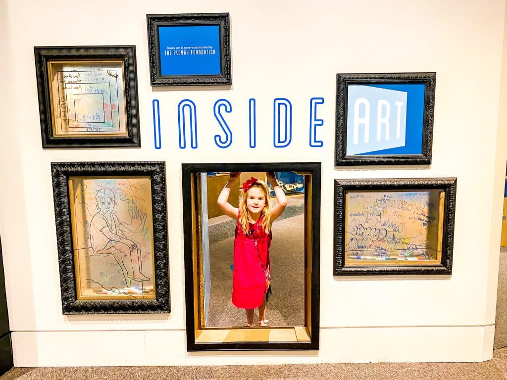 interactive kid area in the Brooks Museum