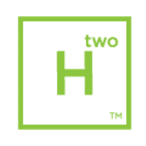 h2O water logo