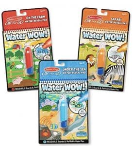 Water Wow coloring books 