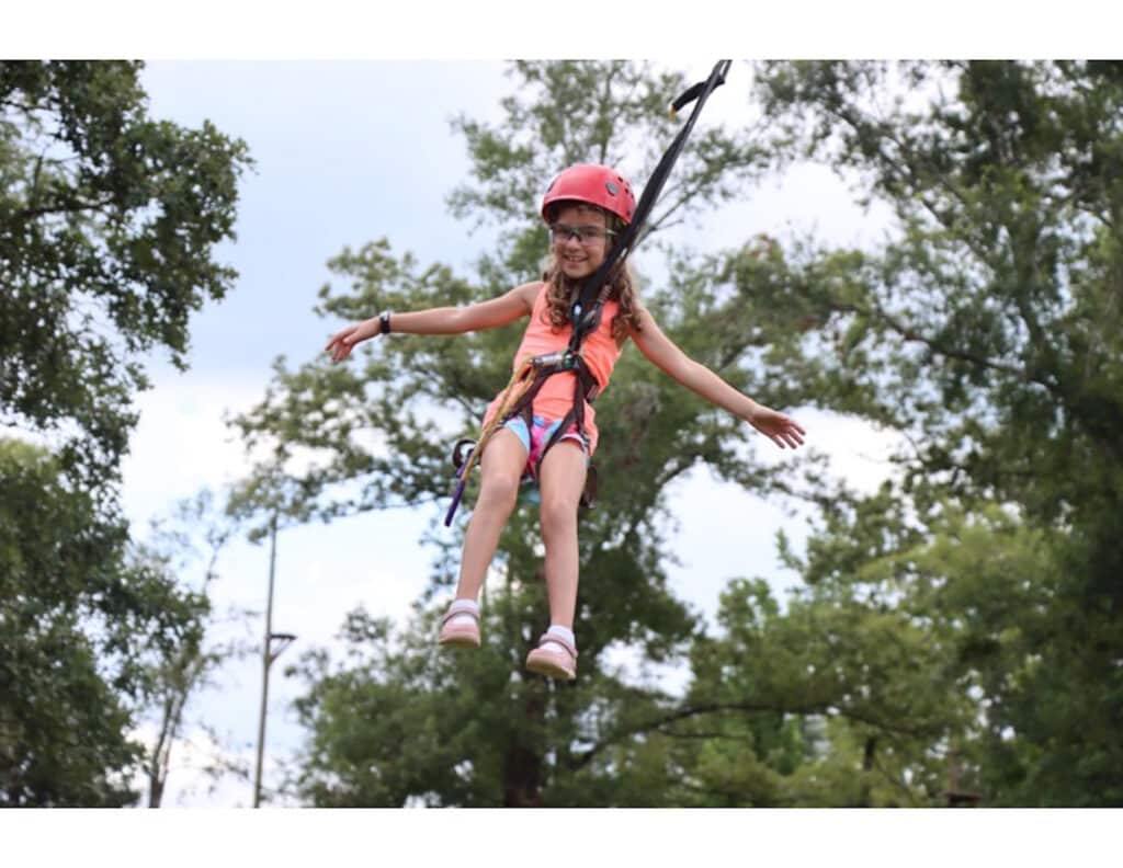 ropes course at camp