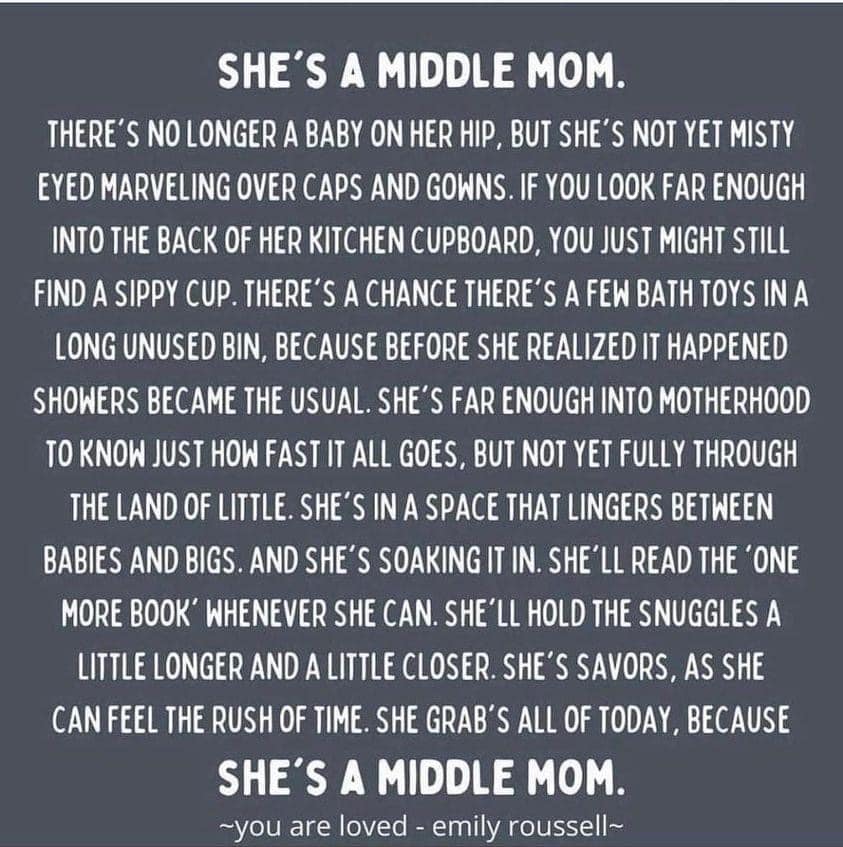middle mom poem