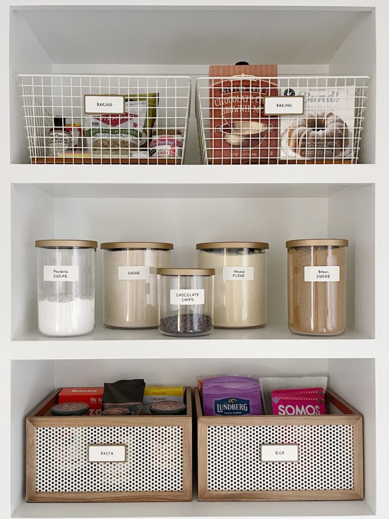 use labels in your pantry