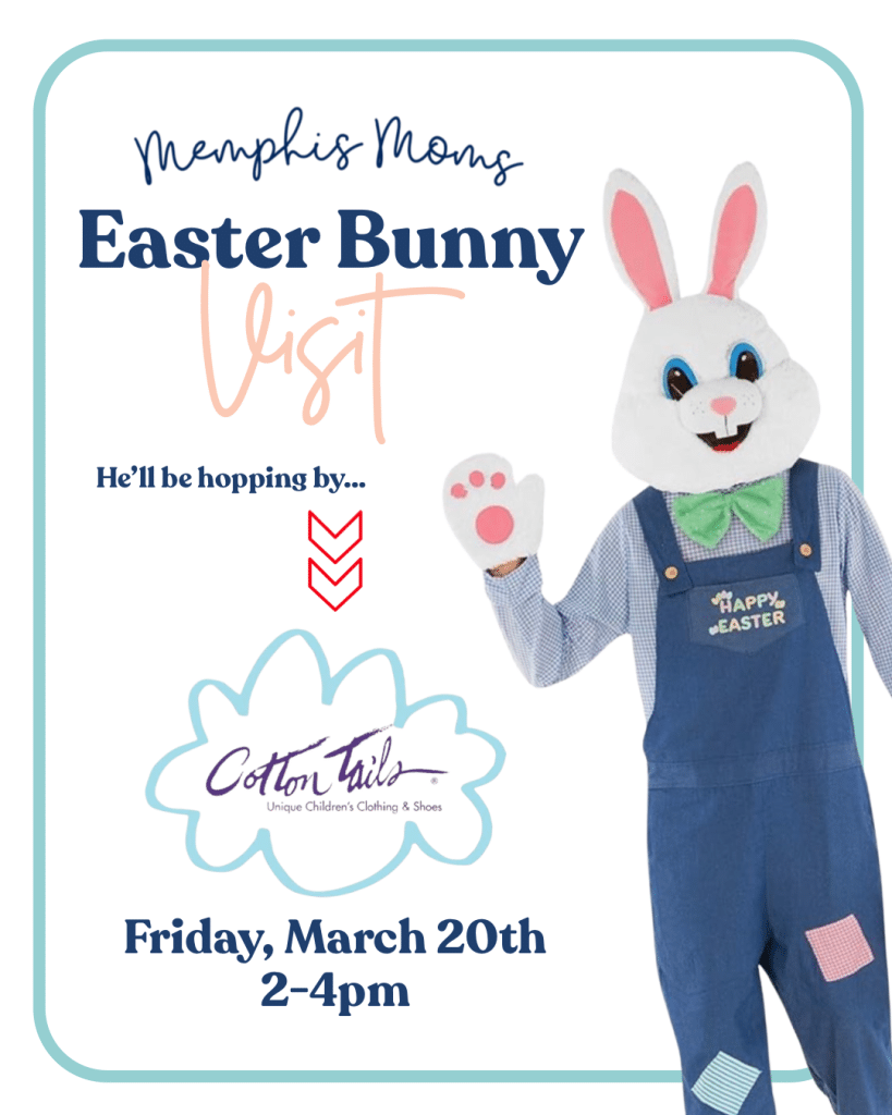 Easter bunny in the spring