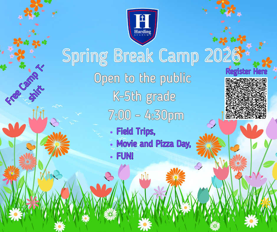 Harding Spring Break camp graphic