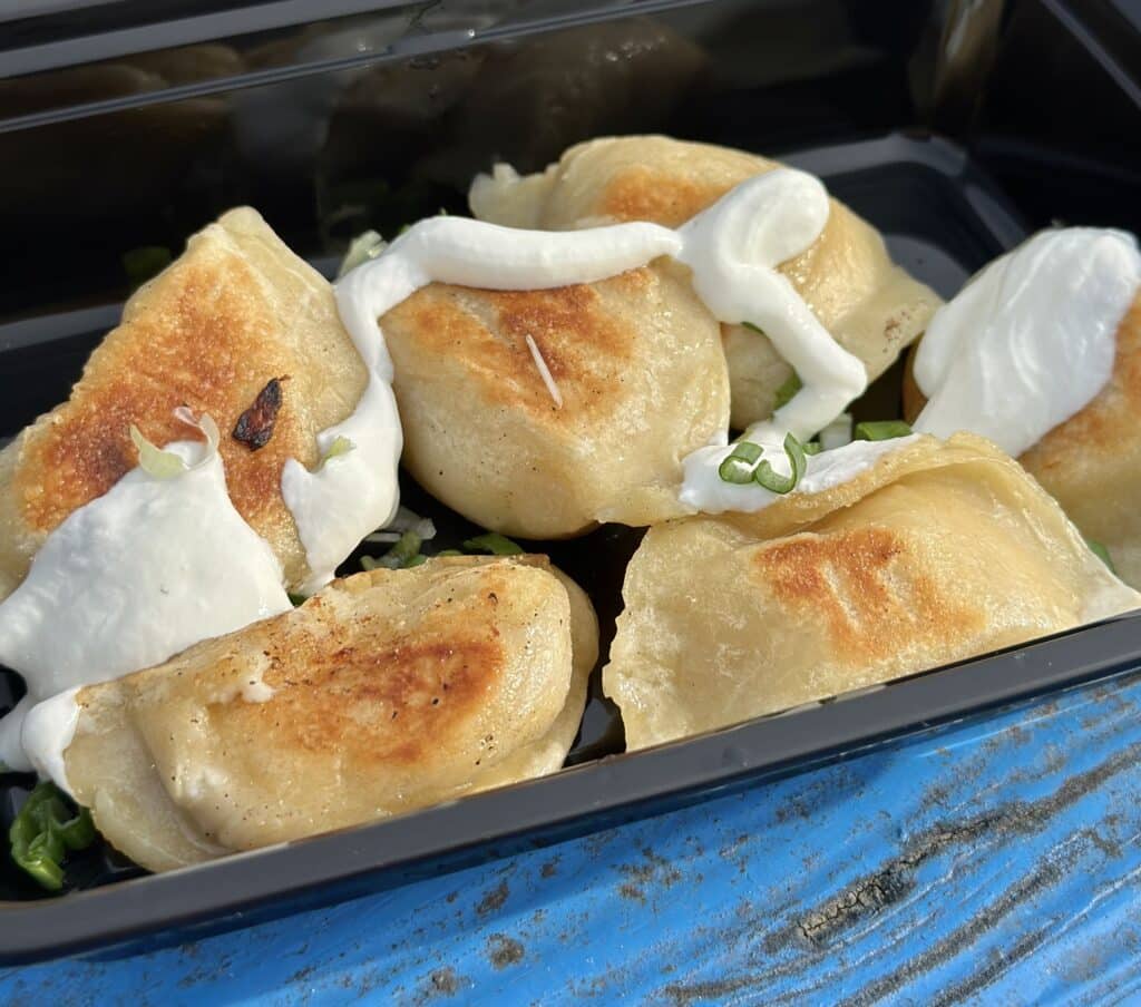 pierogis from Halinka's Polish Eatery