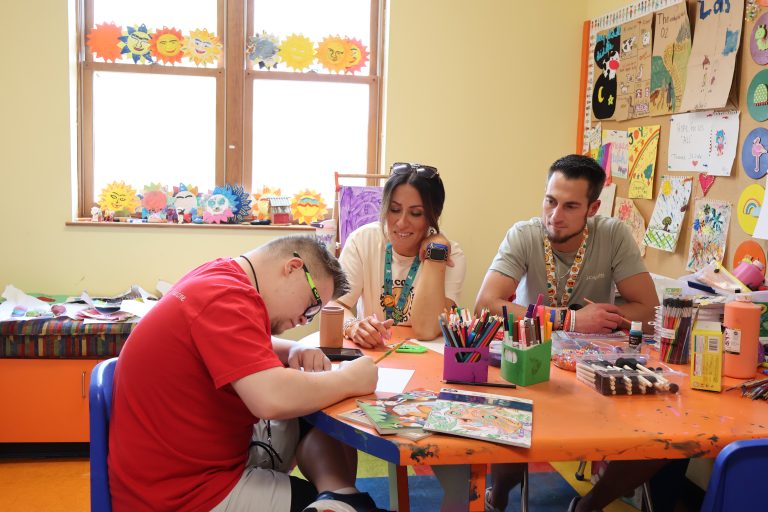 art room at Ronald McDonald House