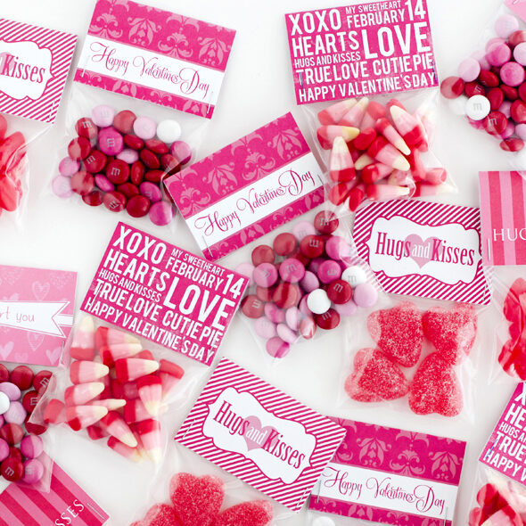 pink candy Valentine 