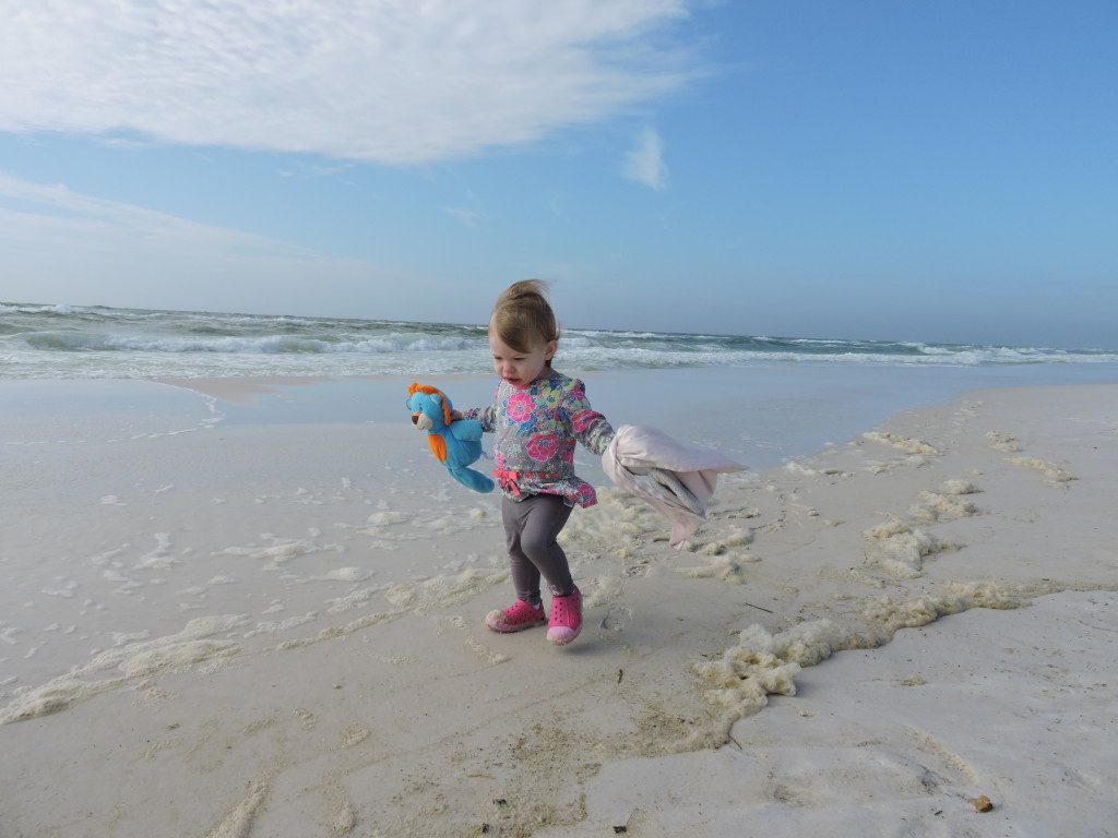And then she walked straight into the ocean. 