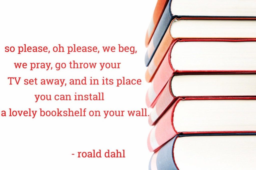 reading quote by Roald Dahl