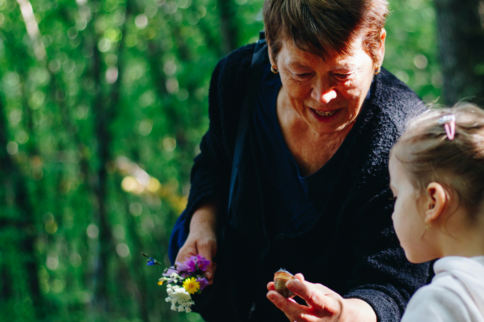 grandma with her grandkid