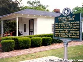 Elvis birthplace in Tupelo