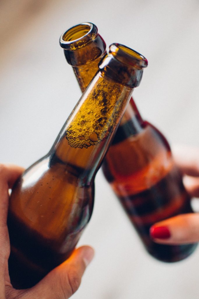 beer toast for date night