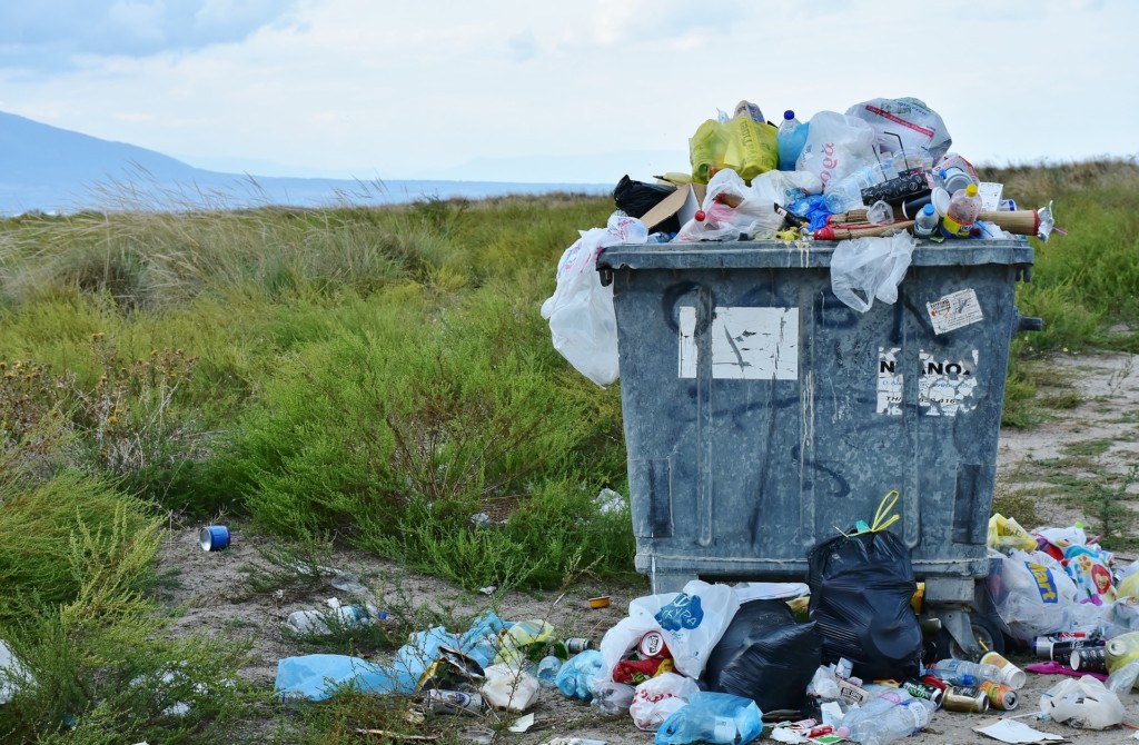 Memphis Moms Blog waste in trash can