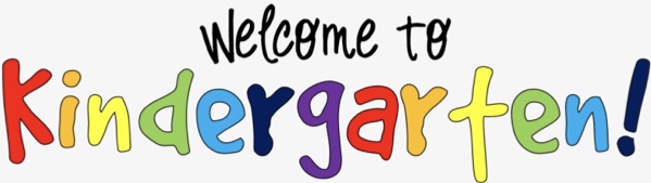 welcome to kindergarten 