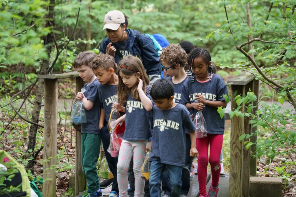 lausanne students on a field trip