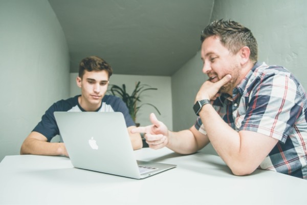 boy with tutor