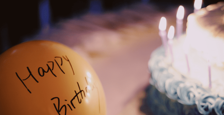 quickly thrown together birthday