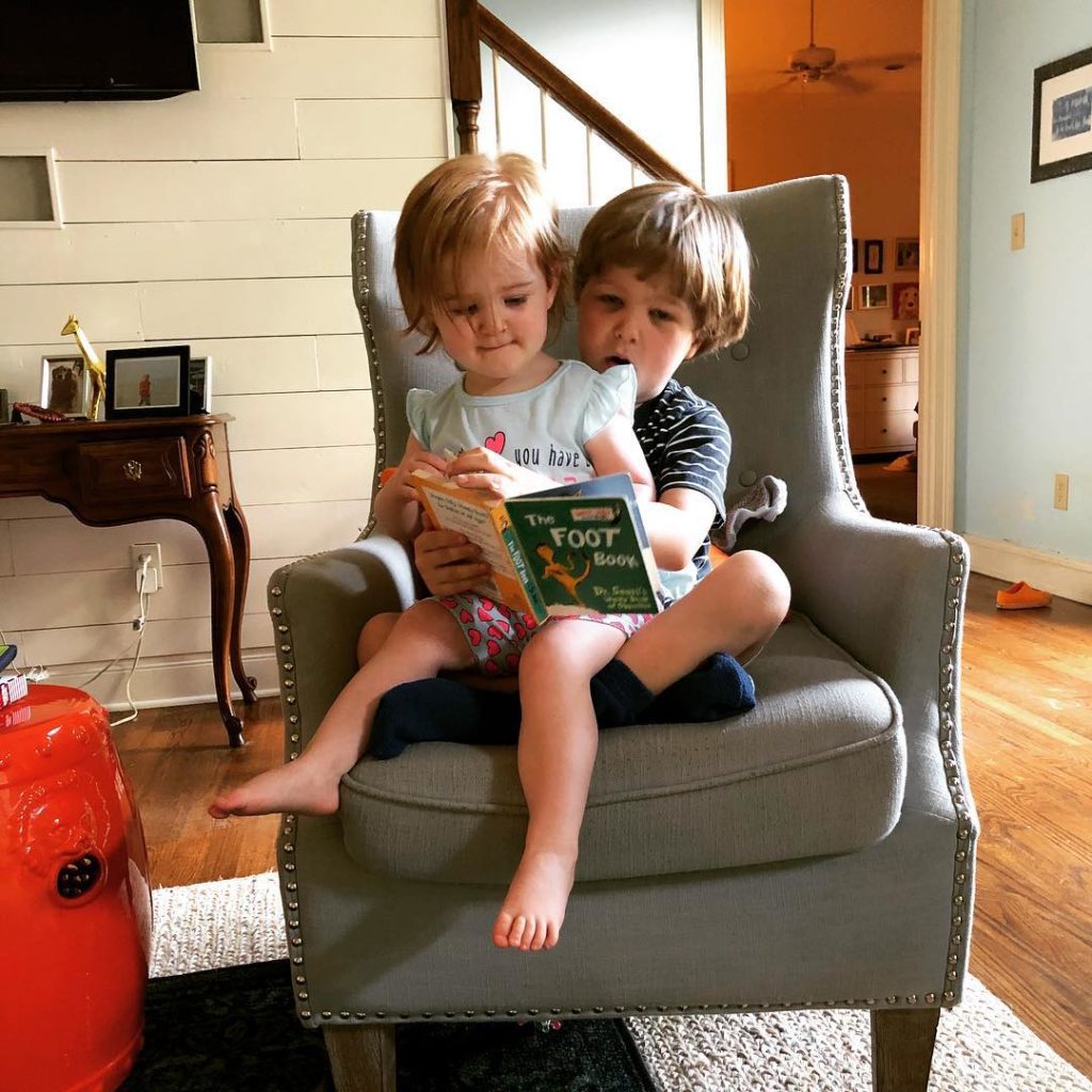 indoor library reading time