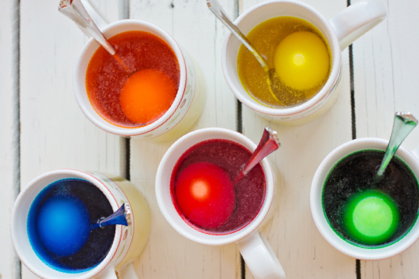 dye Easter eggs