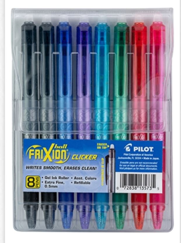 erasable pens