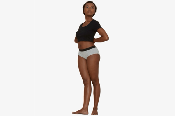 woman in period panties