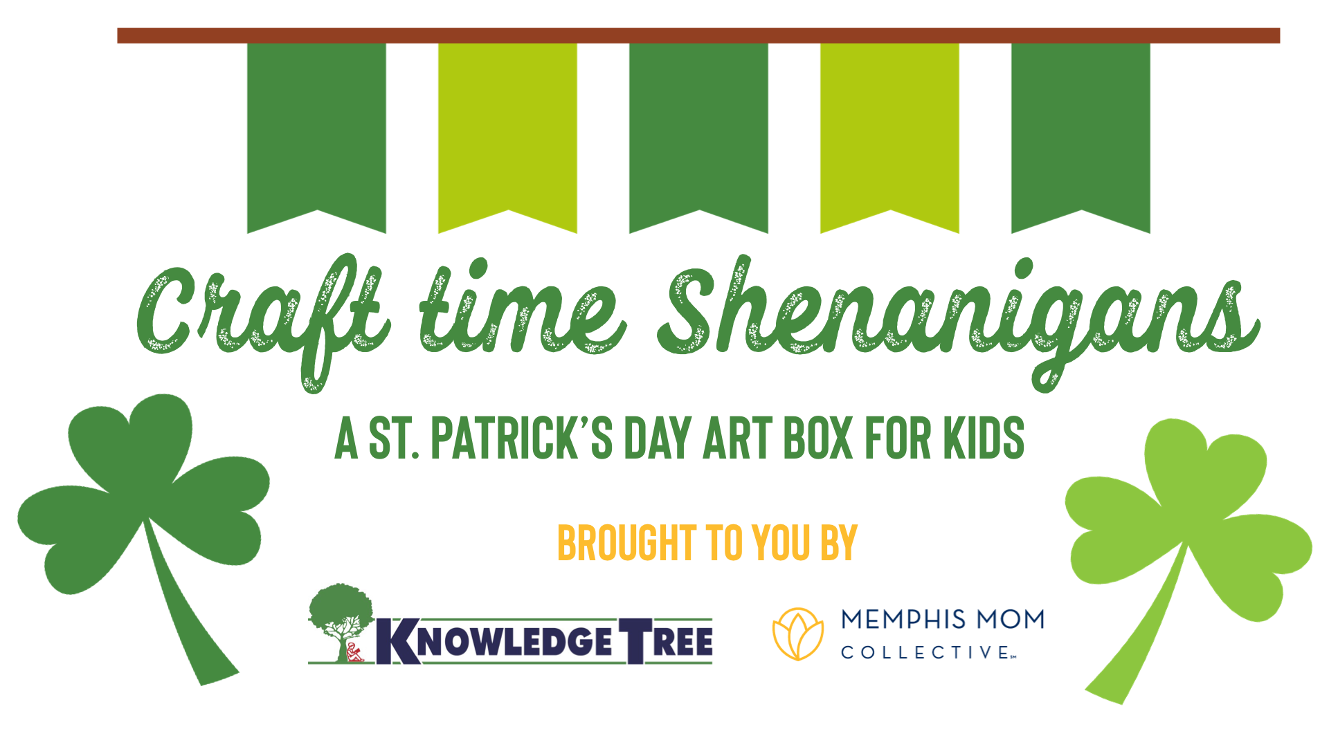 St Patricks Day craft time graphic 