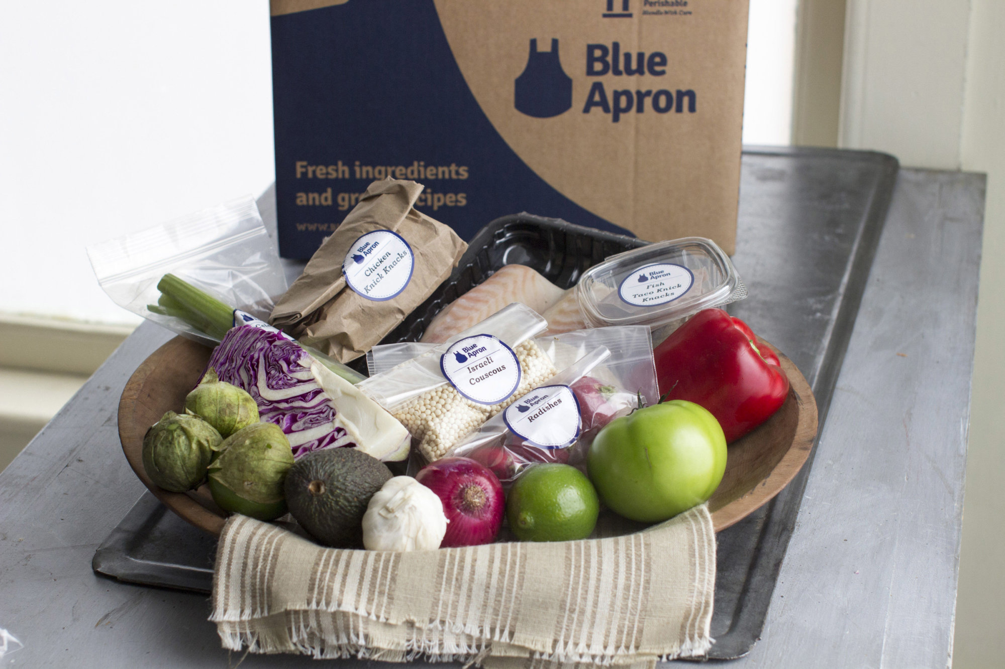 Blue Apron assortment