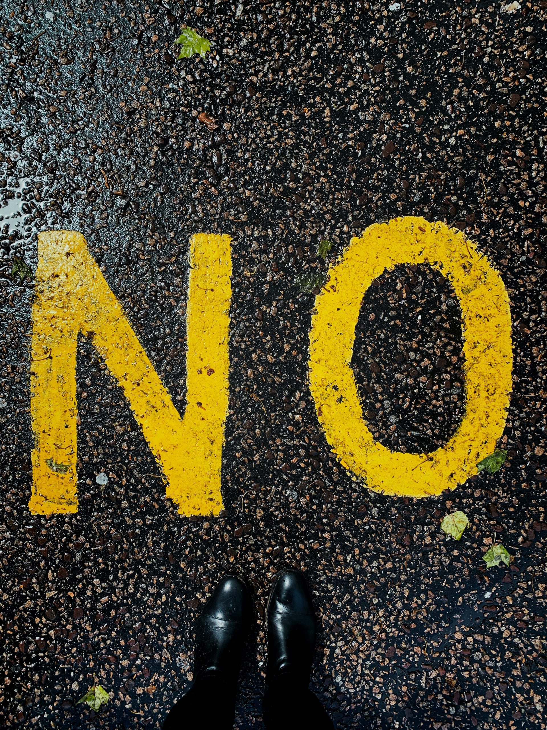 Saying no