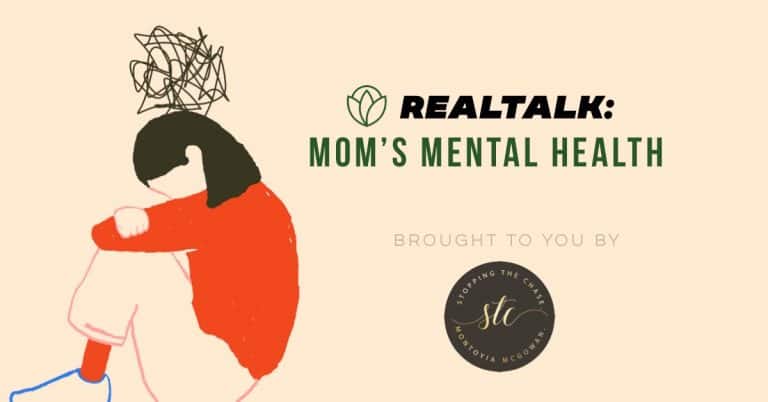mental health graphic red shirt