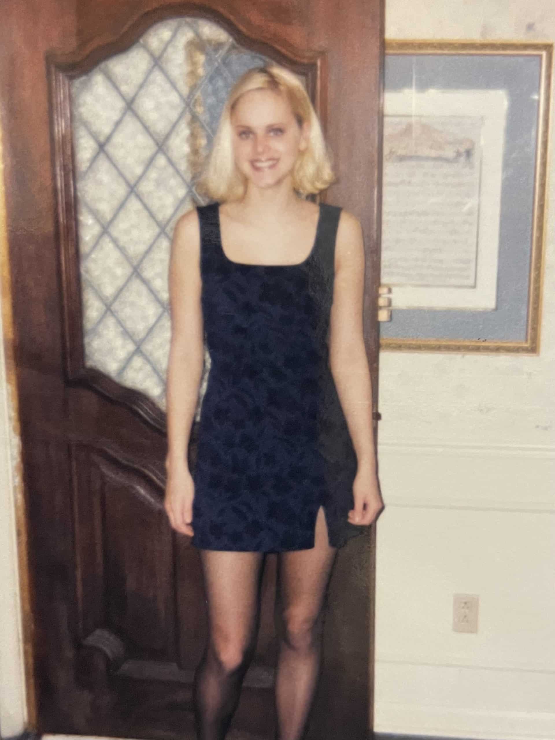 the author as a teenager