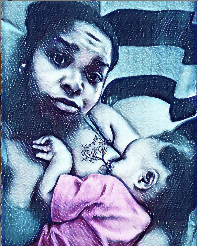 Breastfeeding my son