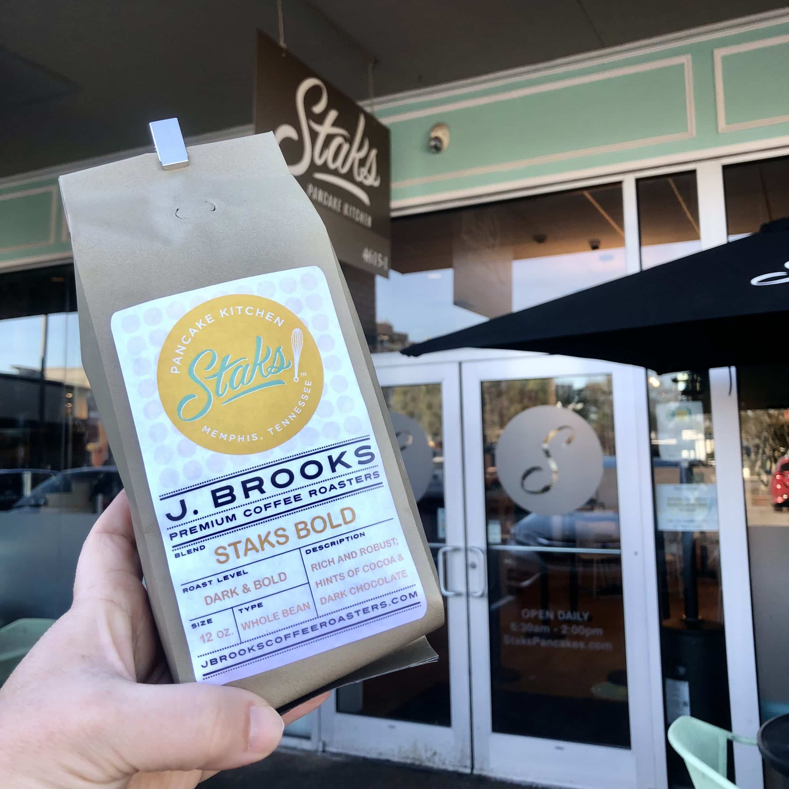 J. Brooks coffee at Stak's