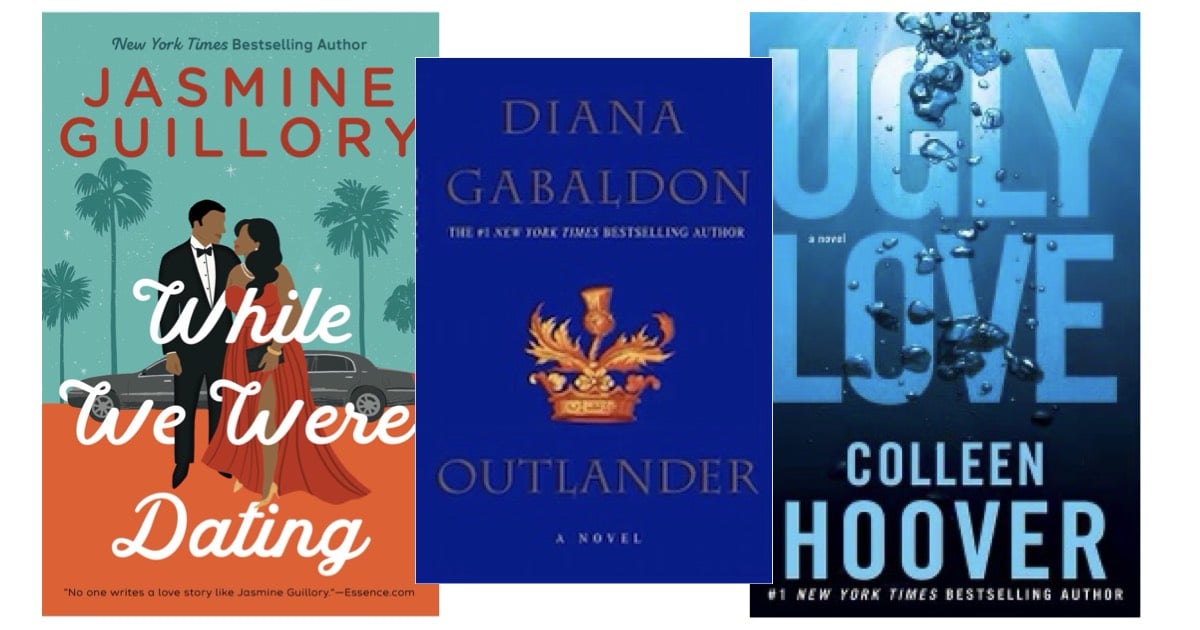 While we were Dating, Outlander, and Ugly Love book covers