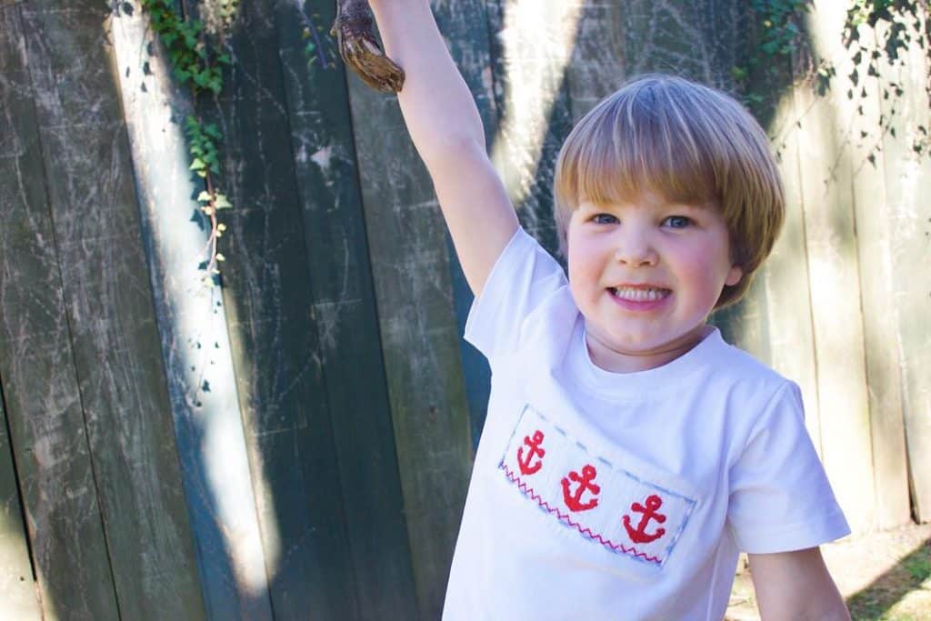 my son, age 5