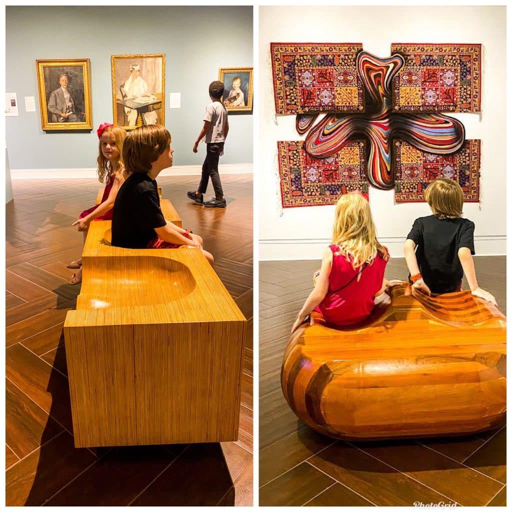 Brooks Museum seating