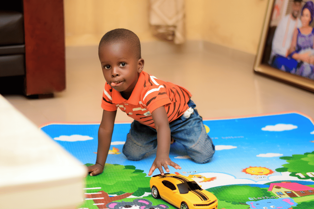 boy playing at PDO