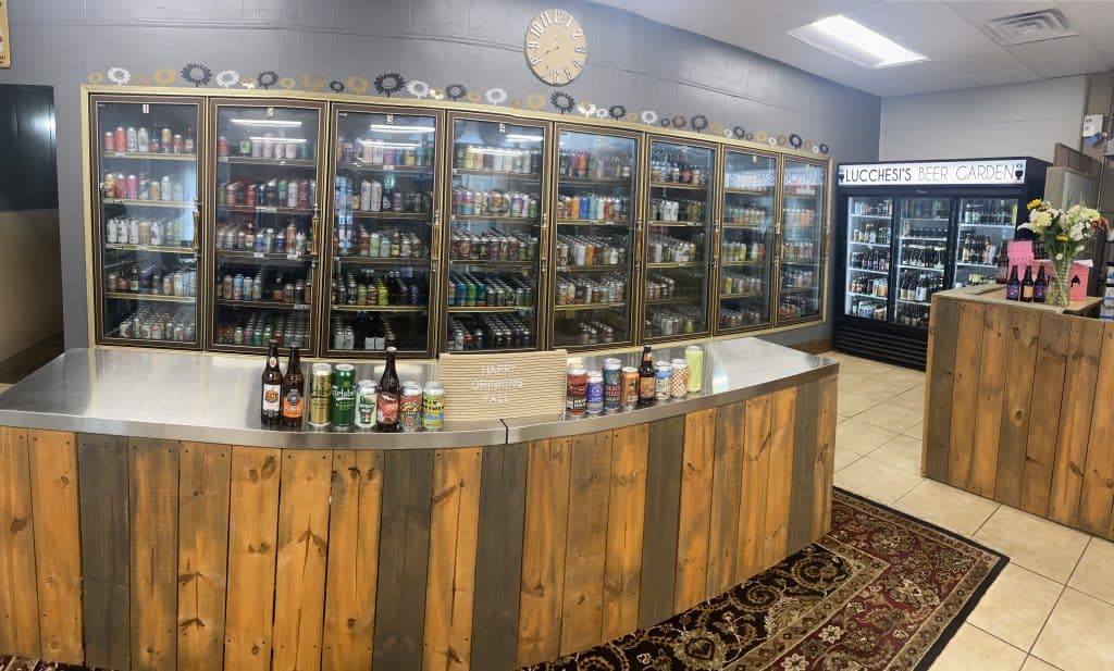 look at all those beers!