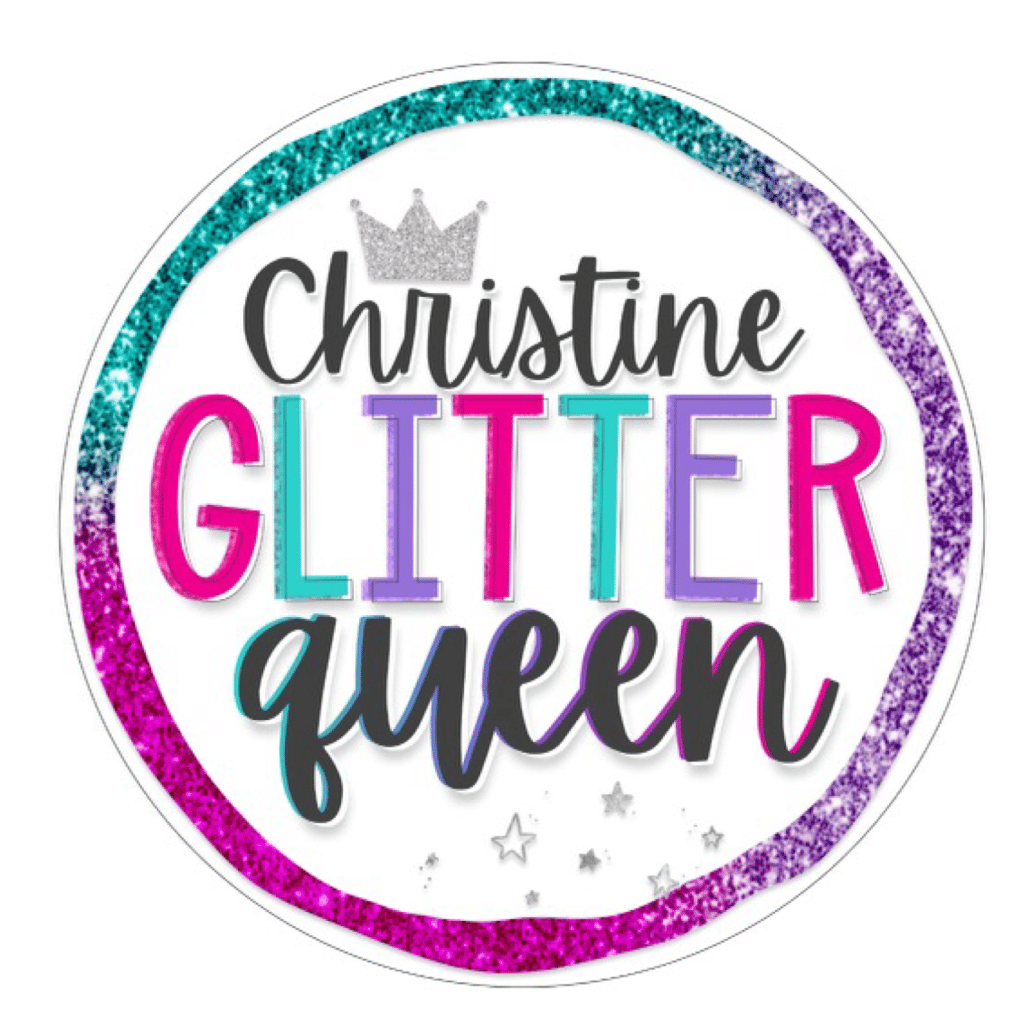 christine glitter queen logo