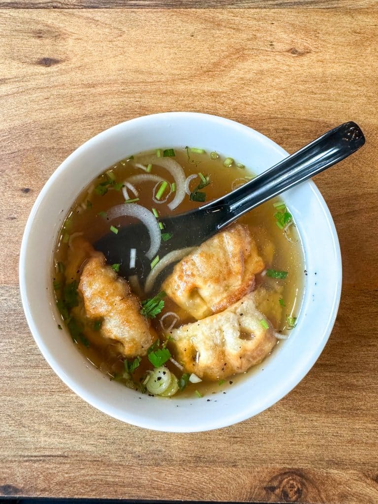 Ryu dumpling soup