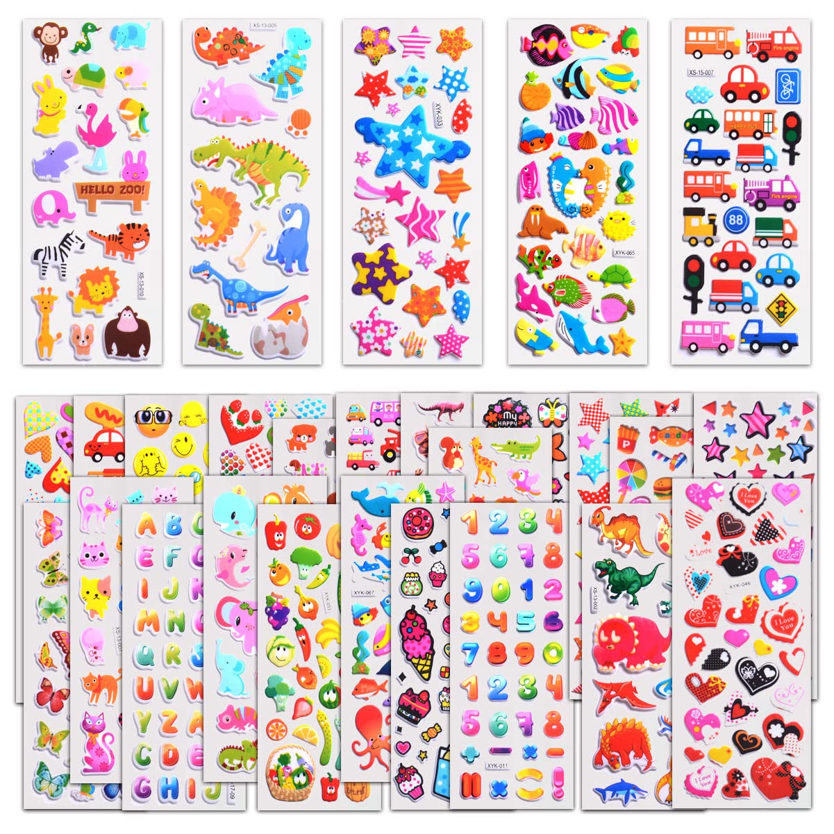 Decorative sticker sheets