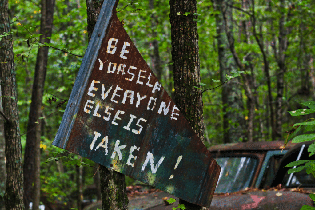 be yourself graphic
