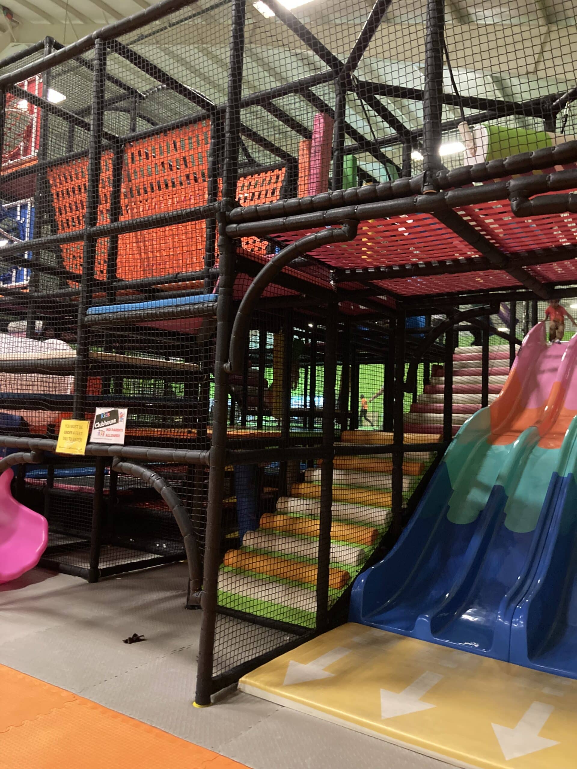 no parents allowed in this part of Jumping World