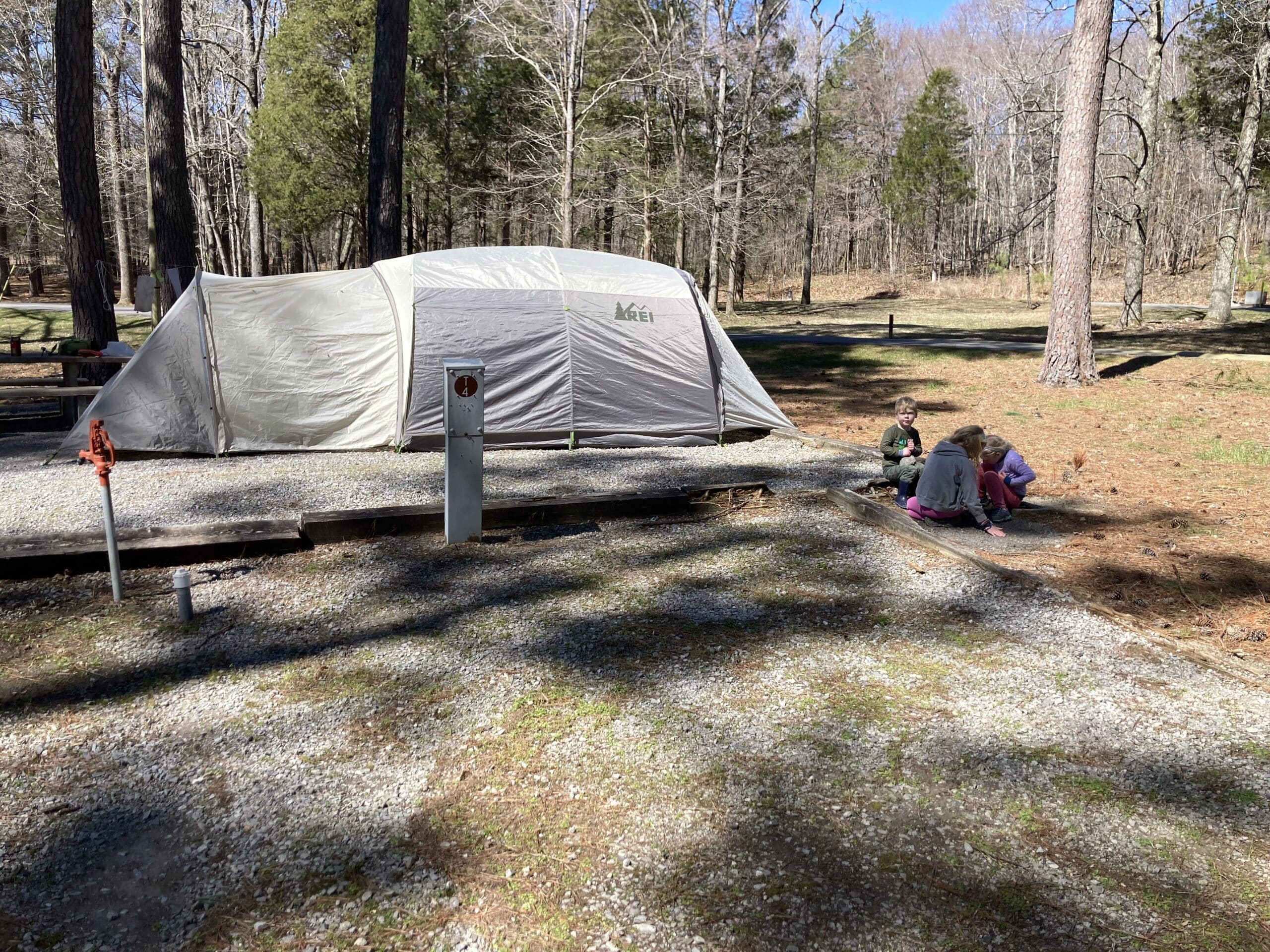 campsite at Land between the Lakes