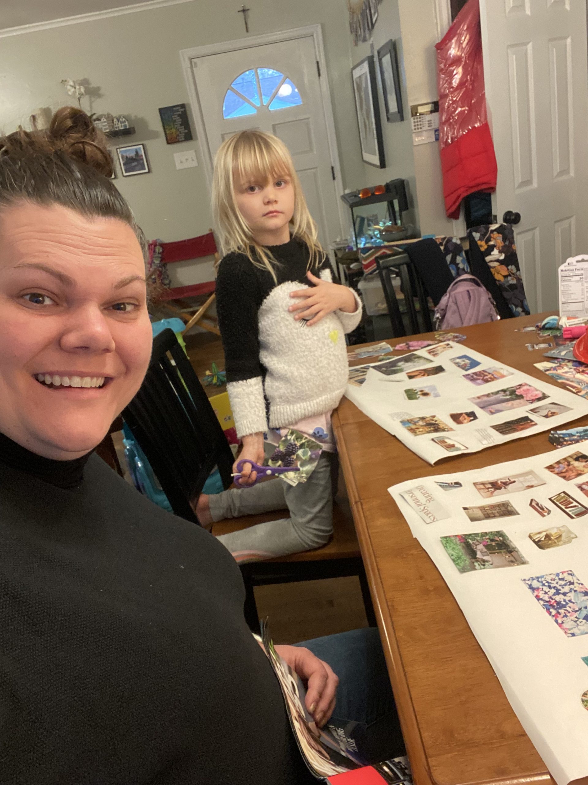 Creating our 2024 Vision Boards
