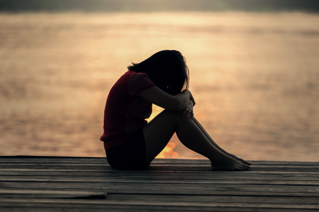 anxious teenager