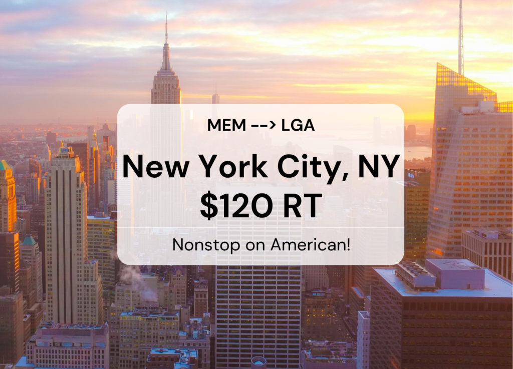 travel deal to New York City